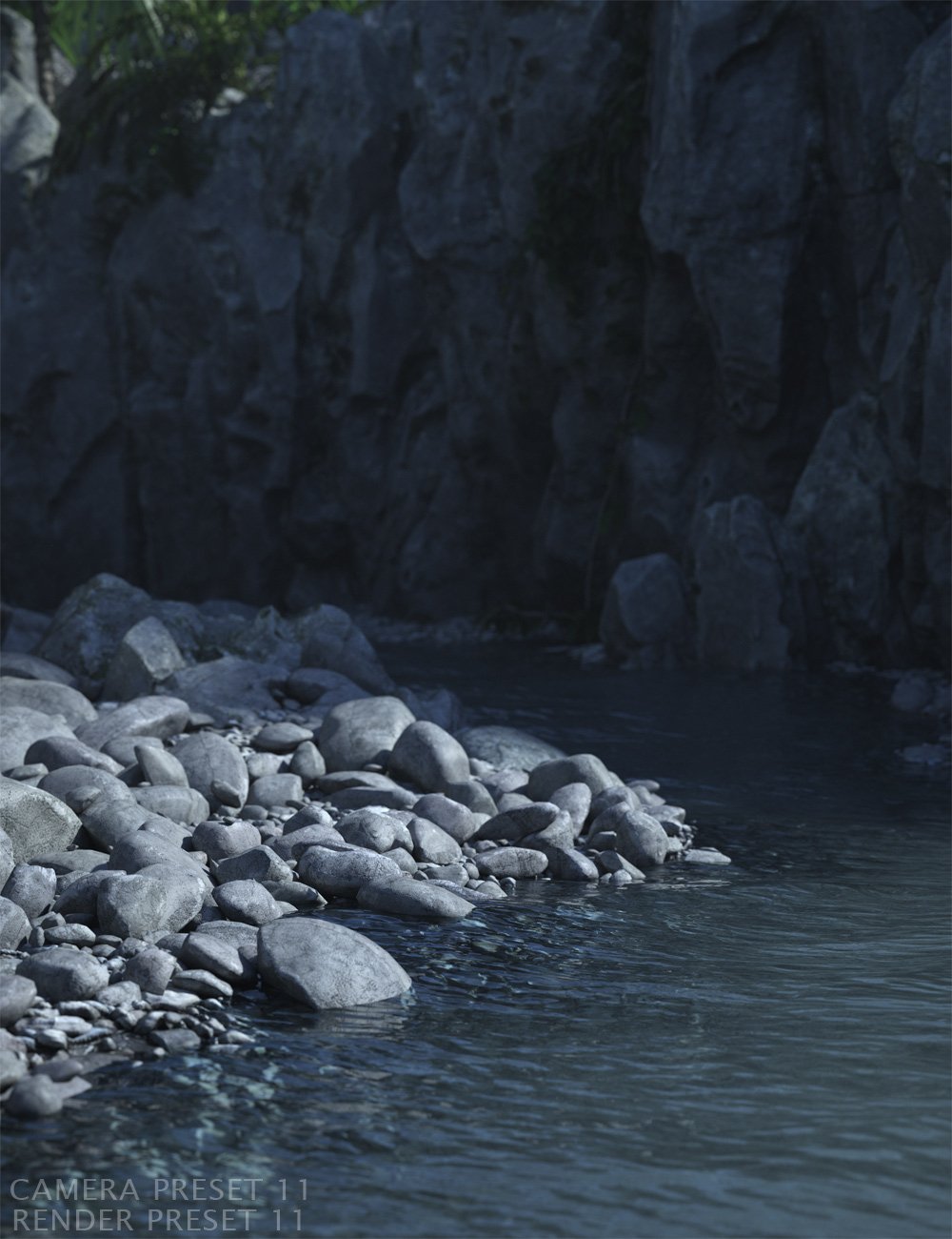 Misty River Gorge Misty River Gorge by: Stonemason, 3D Models by Daz 3D