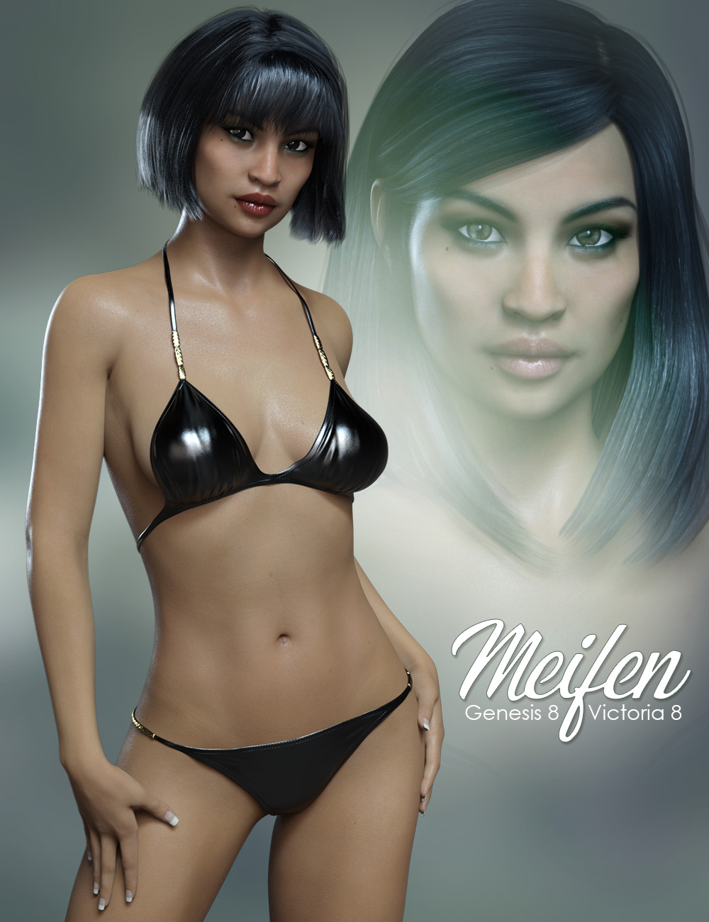 FWSA Meifen HD for Victoria 8 by: Fred Winkler ArtSabby, 3D Models by Daz 3D