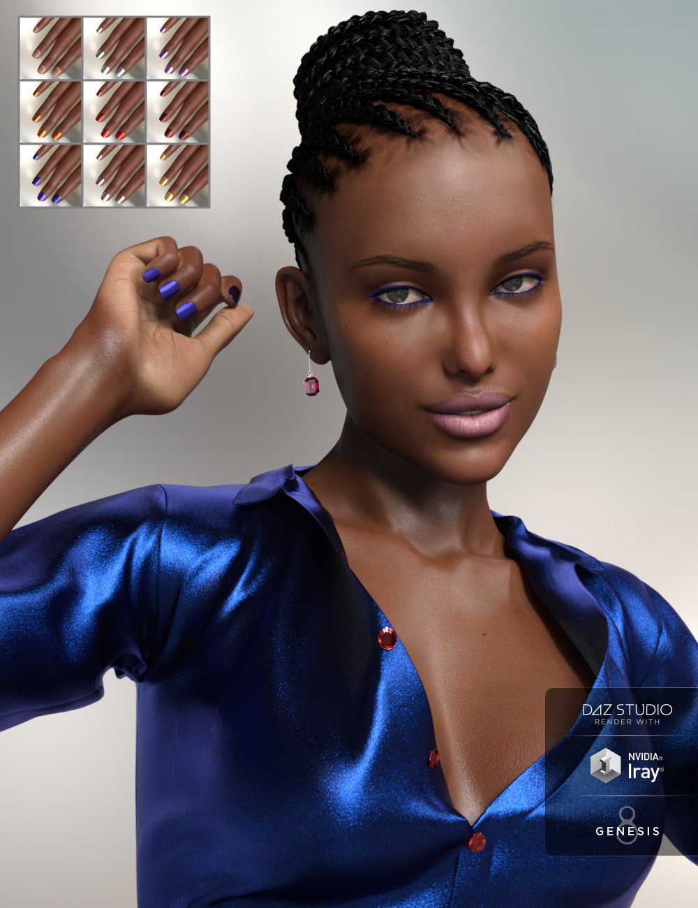 Adia for Monique 8 by: Cherubit, 3D Models by Daz 3D