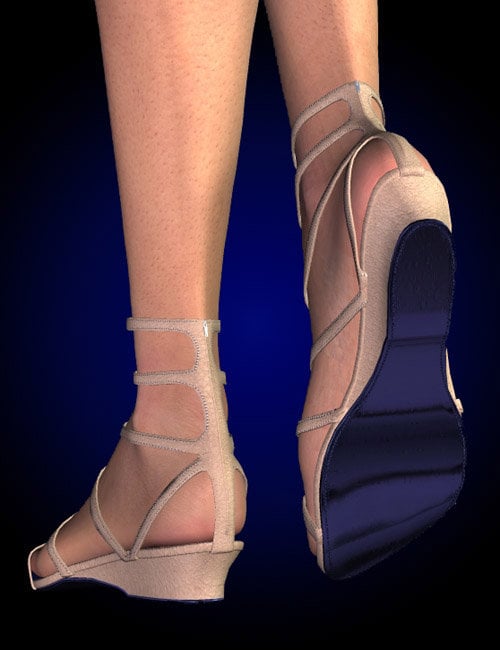 Gladiator Sandals for V4 Gladiator Sandals for V4 by: Jim Burton, 3D Models by Daz 3D