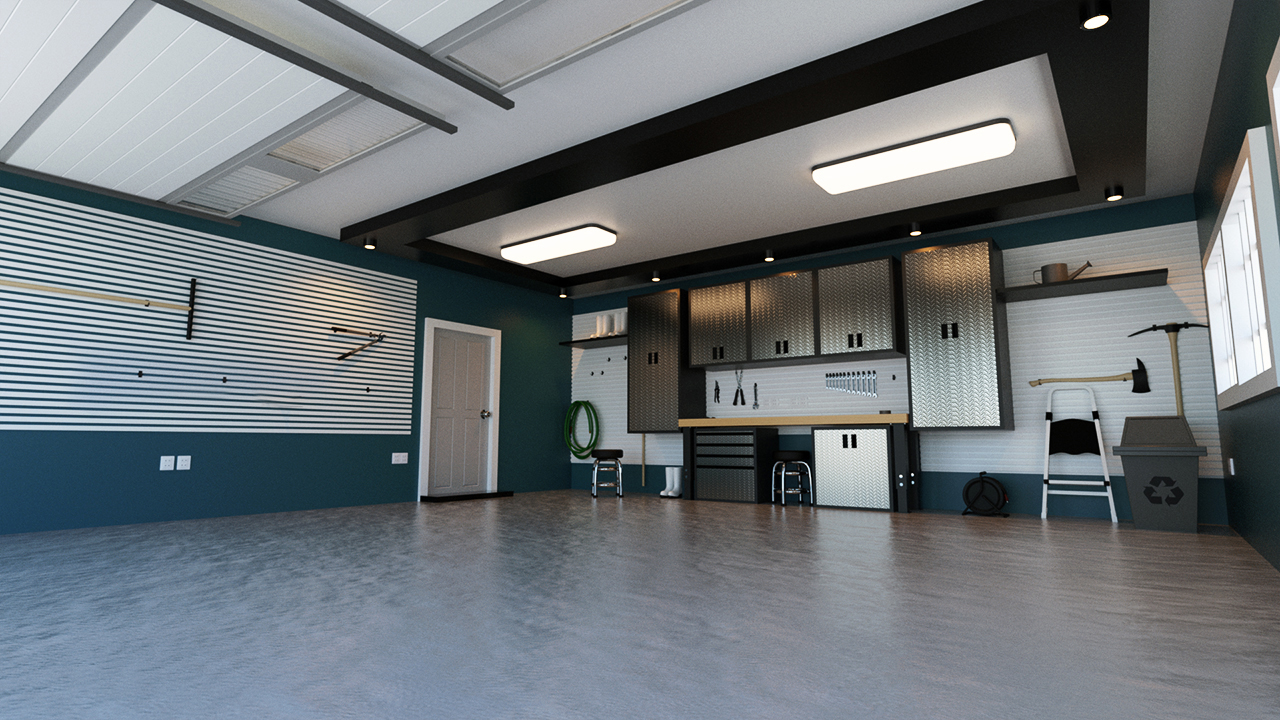 Contemporary Garage by: Tesla3dCorp, 3D Models by Daz 3D