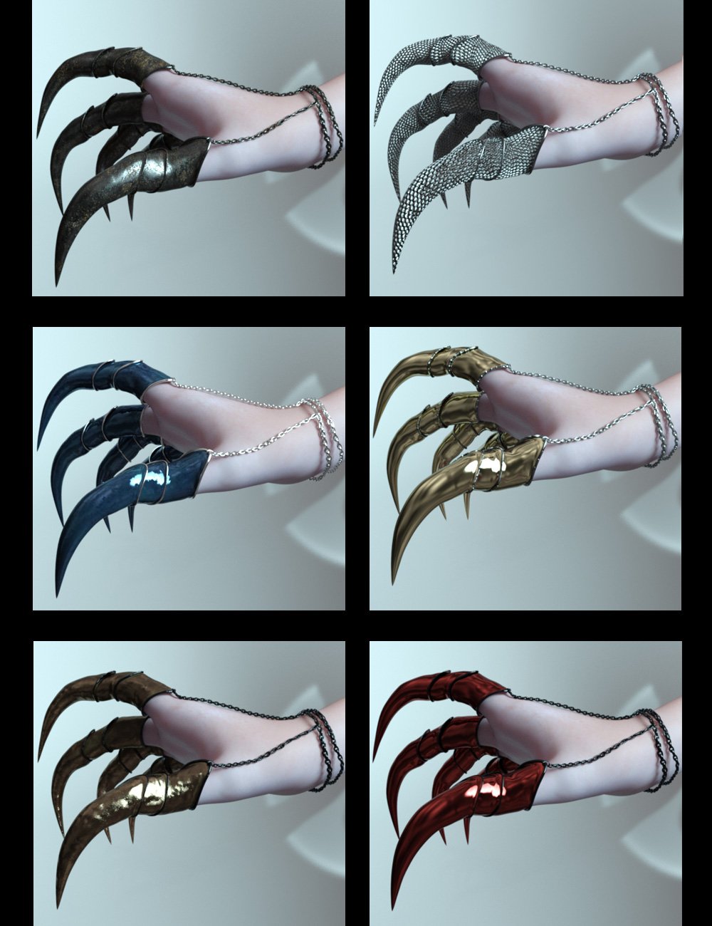 Night Claws for Genesis 3 and 8 Female Night Claws for Genesis 3 and 8 Female by: Prae, 3D Models by Daz 3D