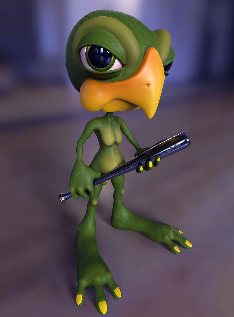 Bad Birdy 2.0 by: TheDarkerSideOfArt, 3D Models by Daz 3D