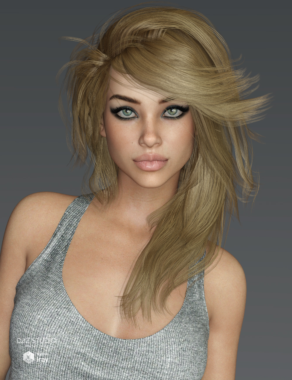 Mystical Hair For Genesis 3 And 8 Female S Daz 3d