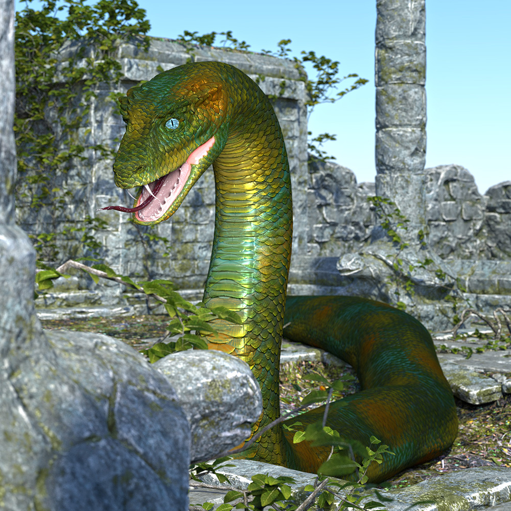 Will's Wyrms for Daz Dragon 3 by: Oso3D, 3D Models by Daz 3D