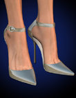 Stylish Shoes - Anklewrap Pumps for V4 by: Jim Burton, 3D Models by Daz 3D