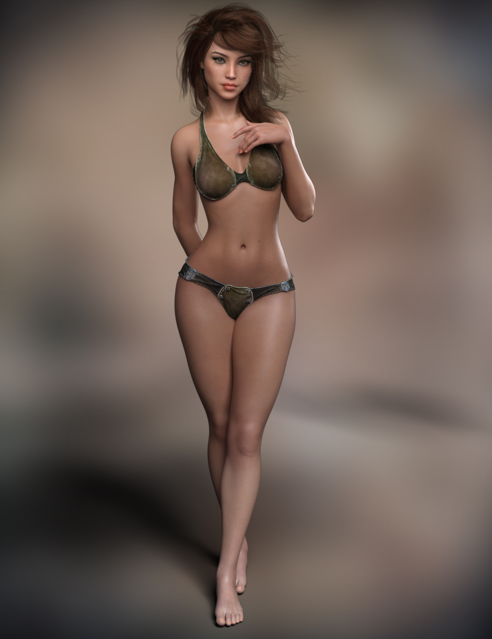 P3D Mylou for Genesis 8 Female by: P3Design, 3D Models by Daz 3D