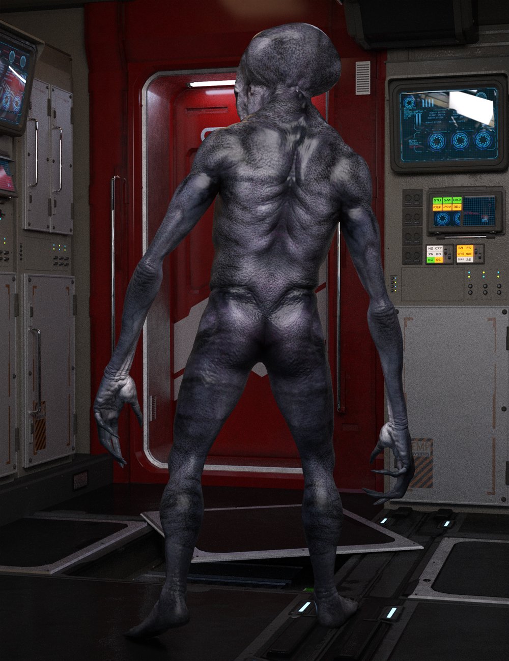 Crypto Alien HD for Genesis 8 Male Crypto Alien HD for Genesis 8 Male by: Josh Crockett, 3D Models by Daz 3D