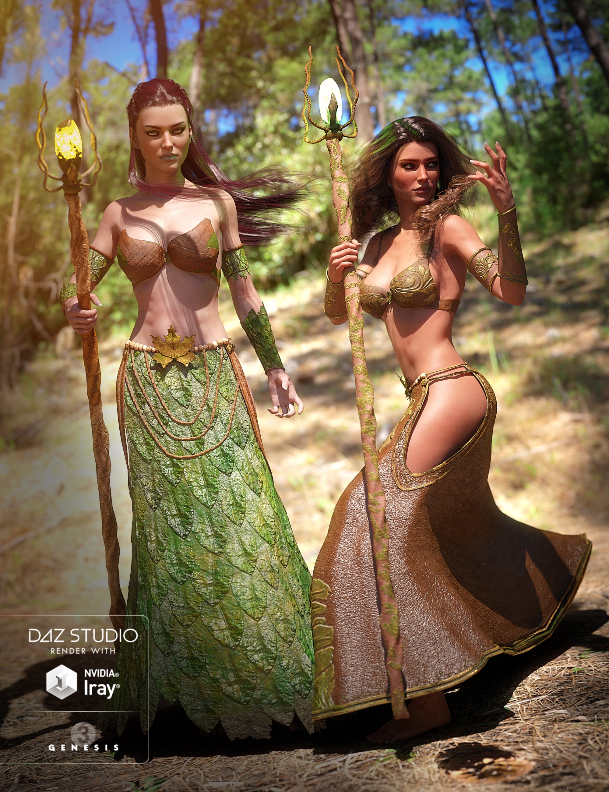 Elven Mage for Mystical Mage by: GolaM, 3D Models by Daz 3D