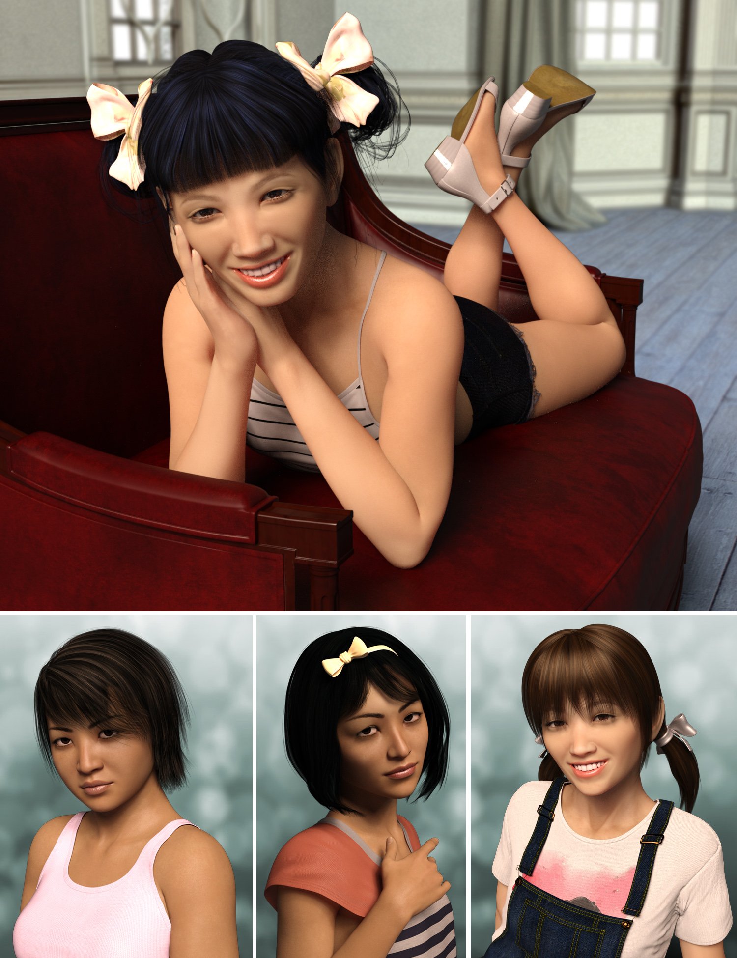 Asia Dials n' Smiles for Genesis 8 Female(s) Asia Dials n' Smiles for Genesis 8 Female(s) by: Dogz, 3D Models by Daz 3D