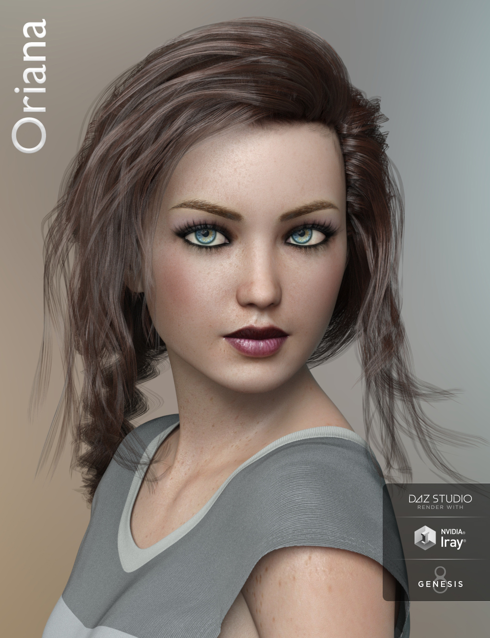 Oriana for Genesis 8 Female Oriana for Genesis 8 Female by: AnainAkasha, 3D Models by Daz 3D