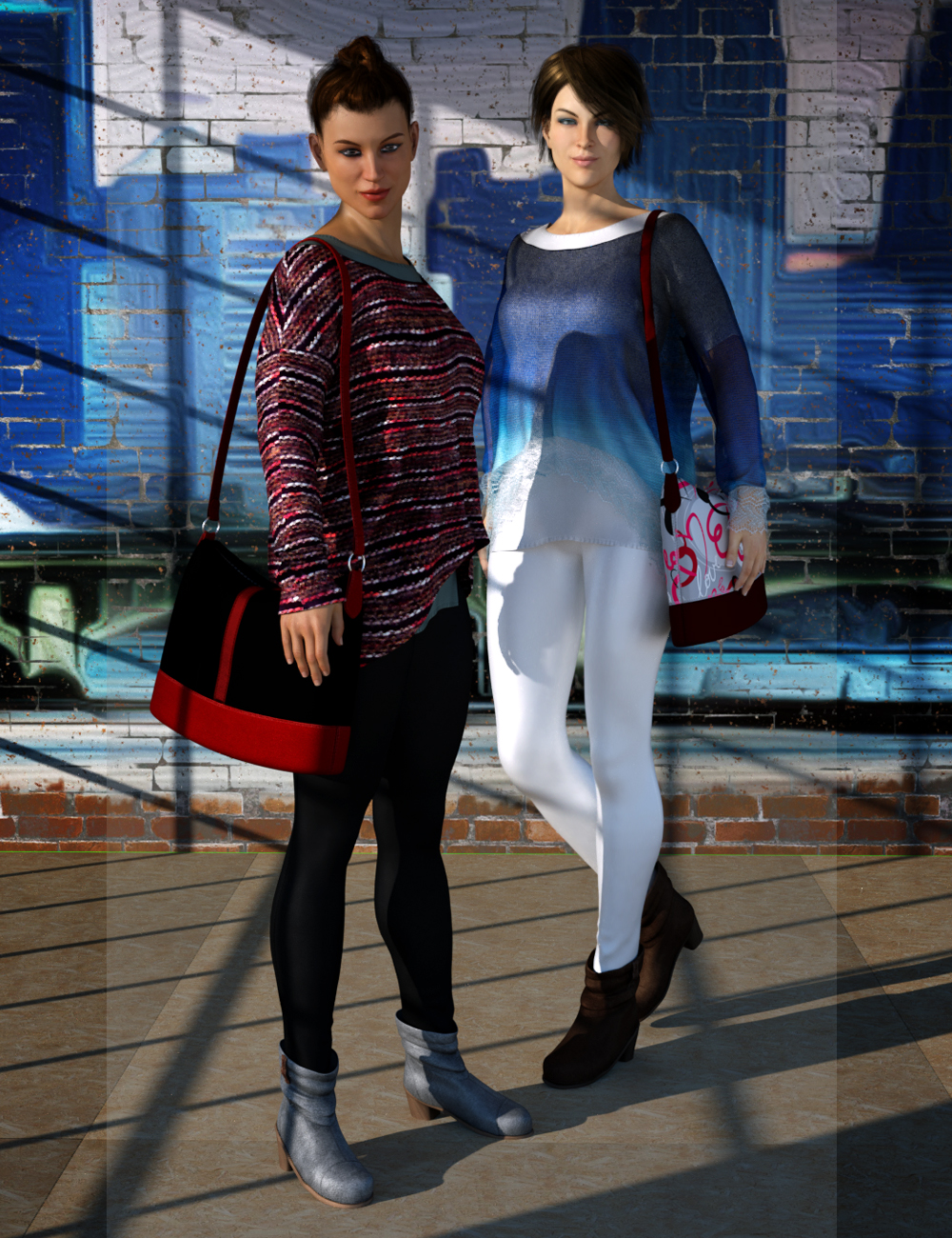 Autumnal Outfit Textures by: Shox-Design, 3D Models by Daz 3D
