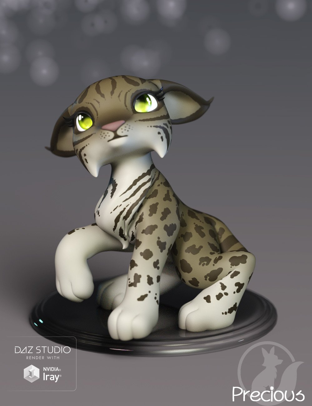 Precious Lynx Precious Lynx by: Lady Littlefox, 3D Models by Daz 3D