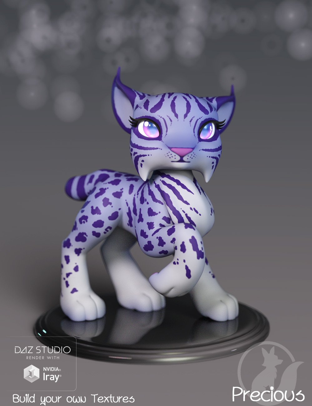 Precious Lynx Precious Lynx by: Lady Littlefox, 3D Models by Daz 3D