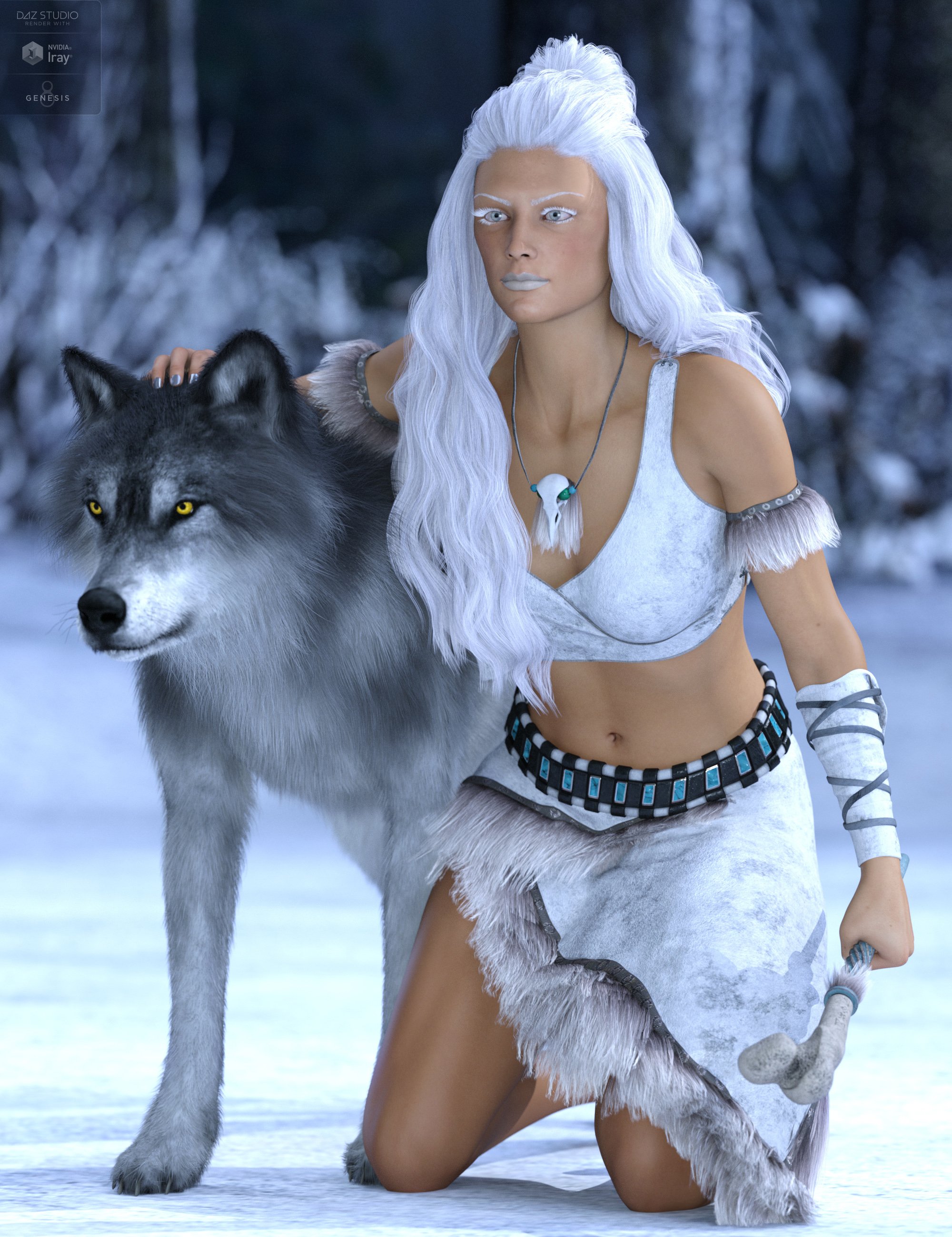 DE Iska for Genesis 8 Female by: Dark-Elf, 3D Models by Daz 3D