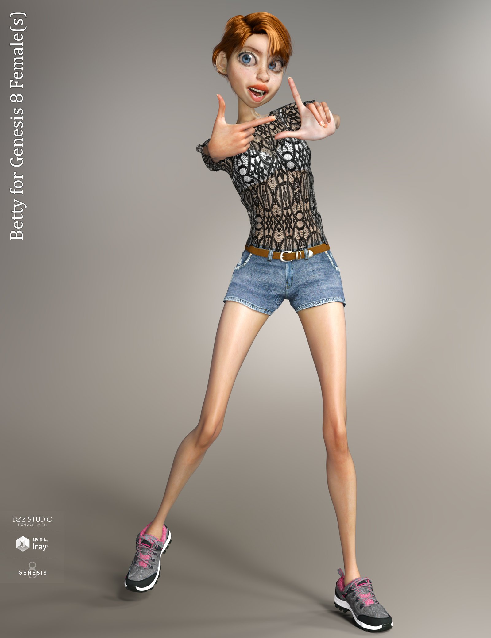 Betty for Genesis 8 Female Betty for Genesis 8 Female by: D.Master, 3D Models by Daz 3D