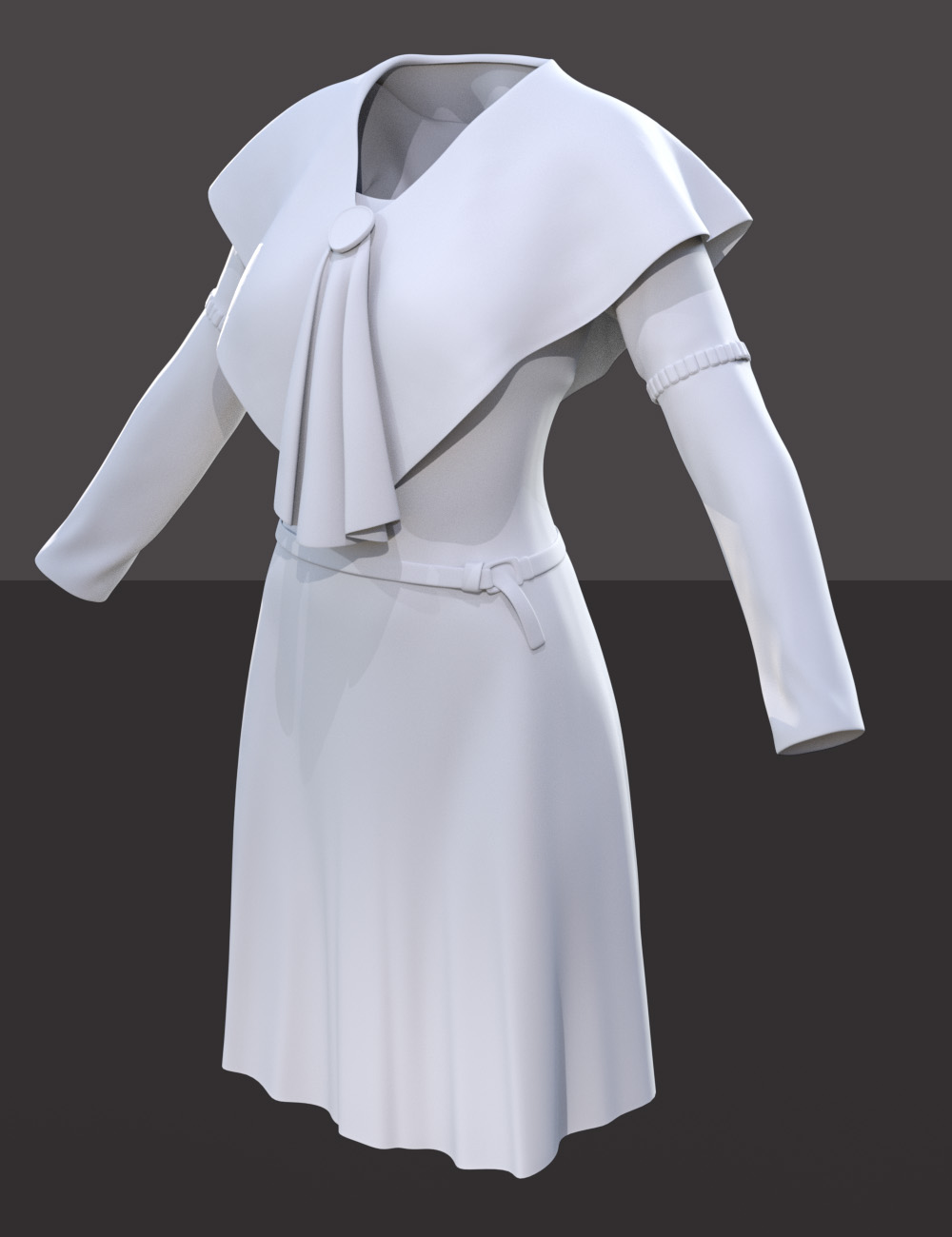 dForce Shawl Style for Genesis 3 Female(s) by: tentman, 3D Models by Daz 3D