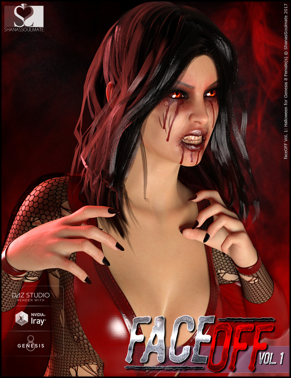 faceOFF Vol. 1: Halloween by: ShanasSoulmate, 3D Models by Daz 3D