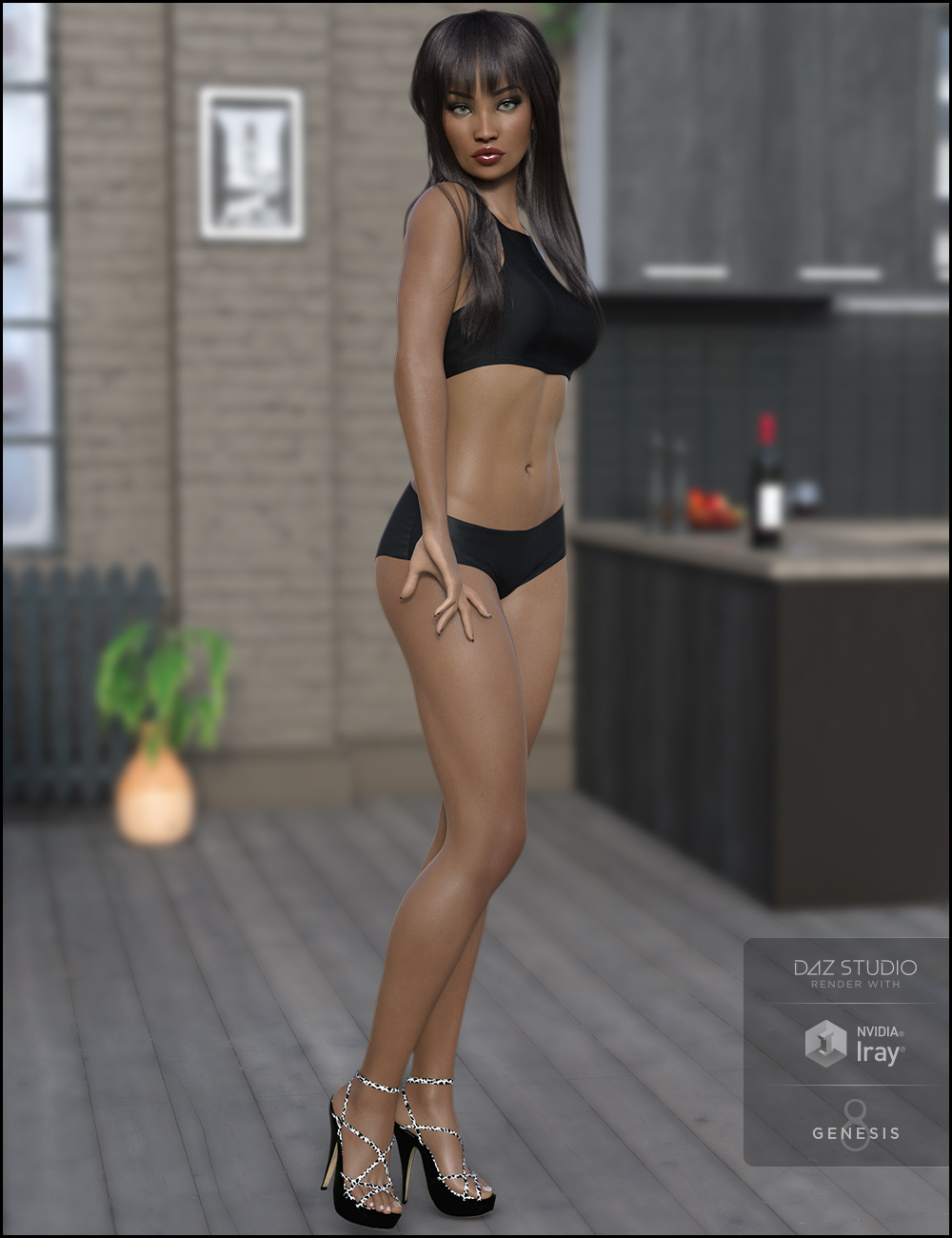 Tiana for Monique 8 by: DemonicaEviliusJessaii, 3D Models by Daz 3D