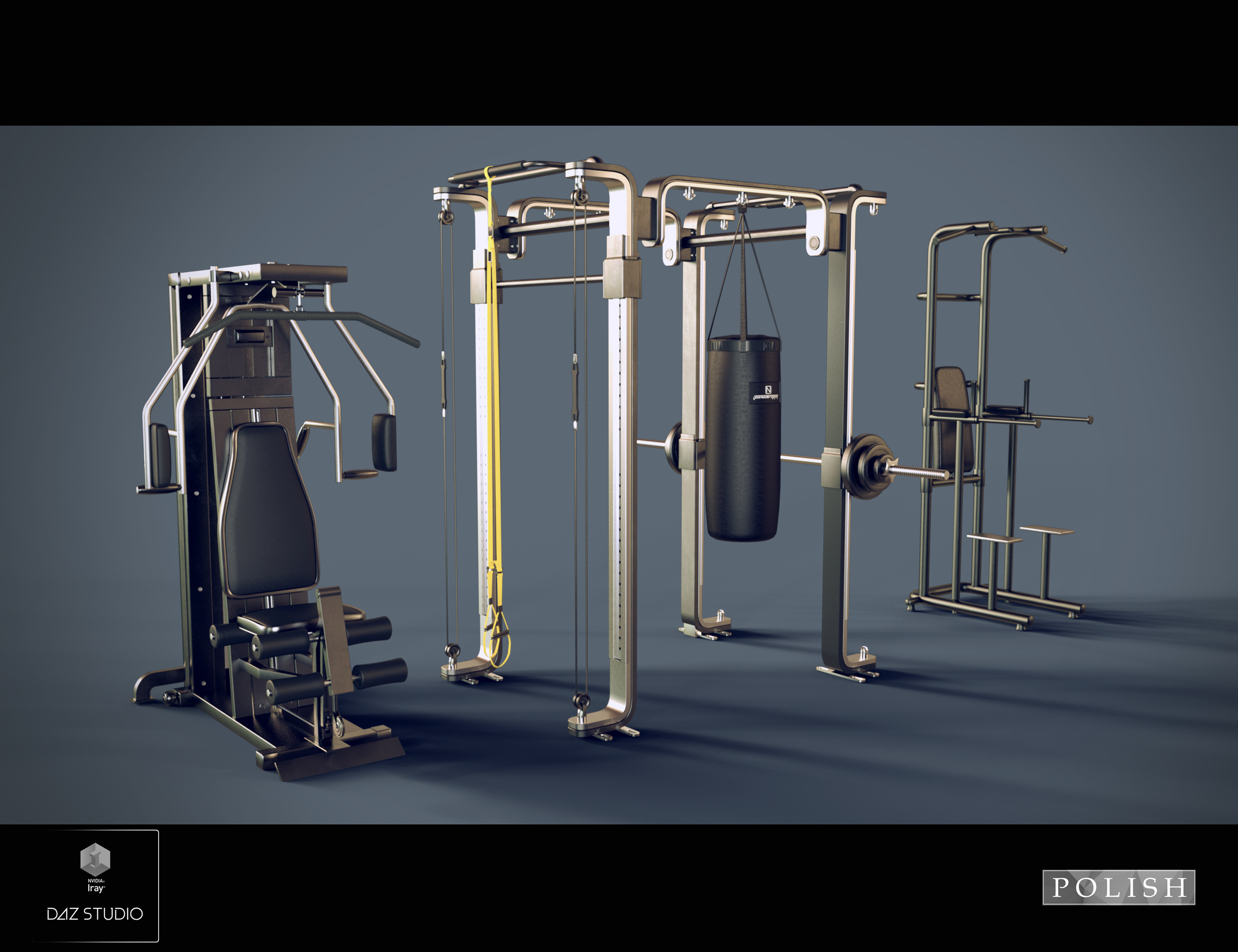 Fitness Club Fitness Club by: Polish, 3D Models by Daz 3D