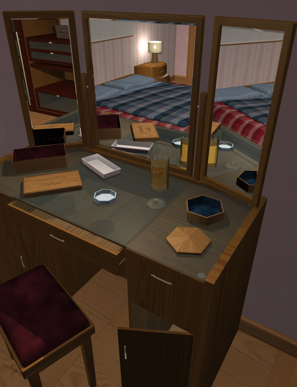 Home One Bedroom by: maclean, 3D Models by Daz 3D