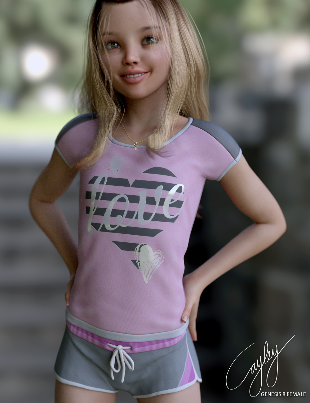 Cayley Clothing and Accessories for Genesis 8 Female(s)