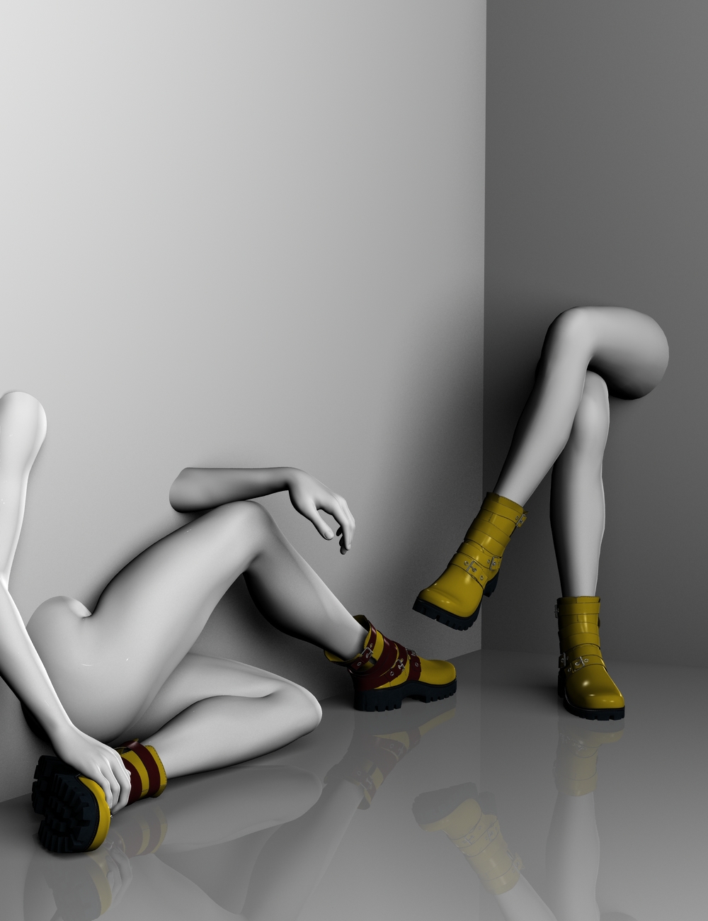 Leather Boots for Genesis 2, 3 and 8 Female(s) Leather Boots for Genesis 2, 3 and 8 Female(s) by: Art-de-Croh, 3D Models by Daz 3D