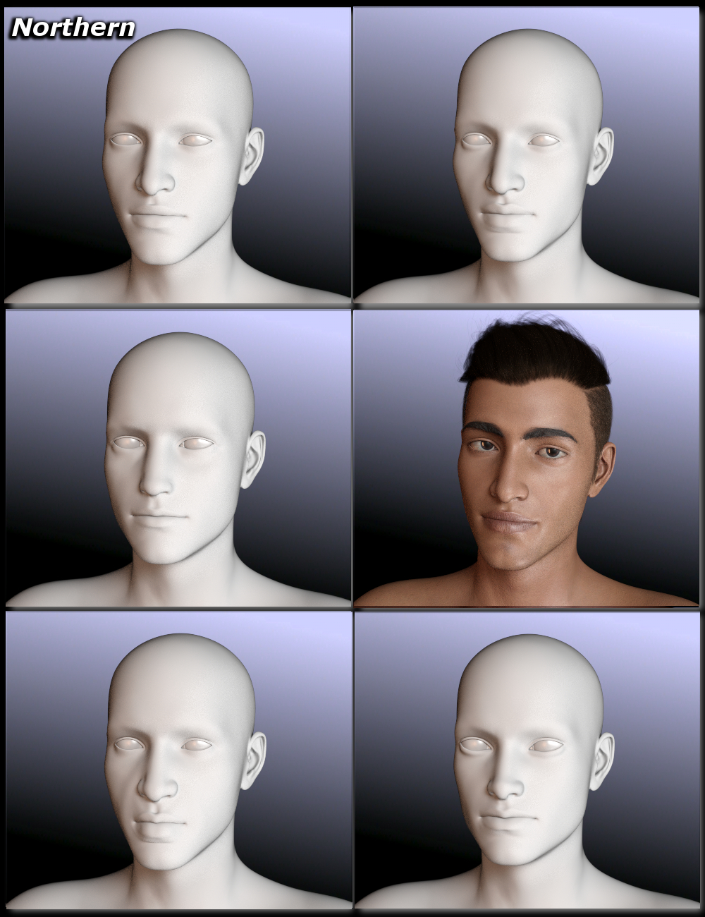 People of Earth: Faces of Africa Genesis 8 Male by: Sickleyield, 3D Models by Daz 3D