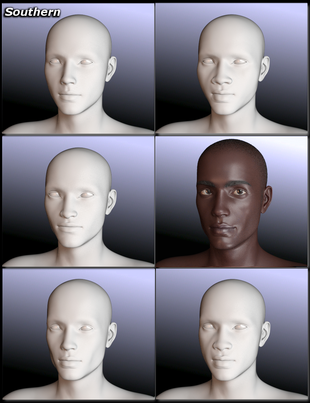 People of Earth: Faces of Africa Genesis 8 Male by: Sickleyield, 3D Models by Daz 3D