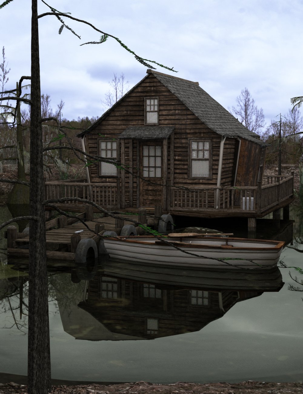 Swamp House Swamp House by: Muze, 3D Models by Daz 3D