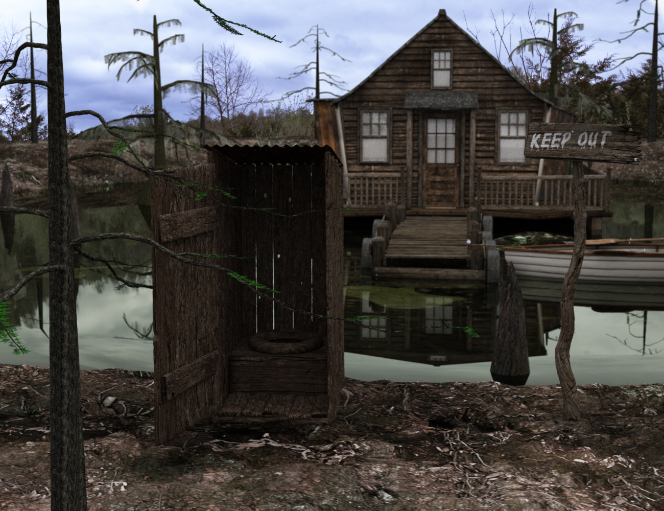 Swamp House by: Muze, 3D Models by Daz 3D