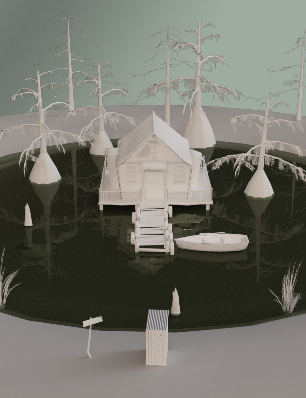 Swamp House Swamp House by: Muze, 3D Models by Daz 3D