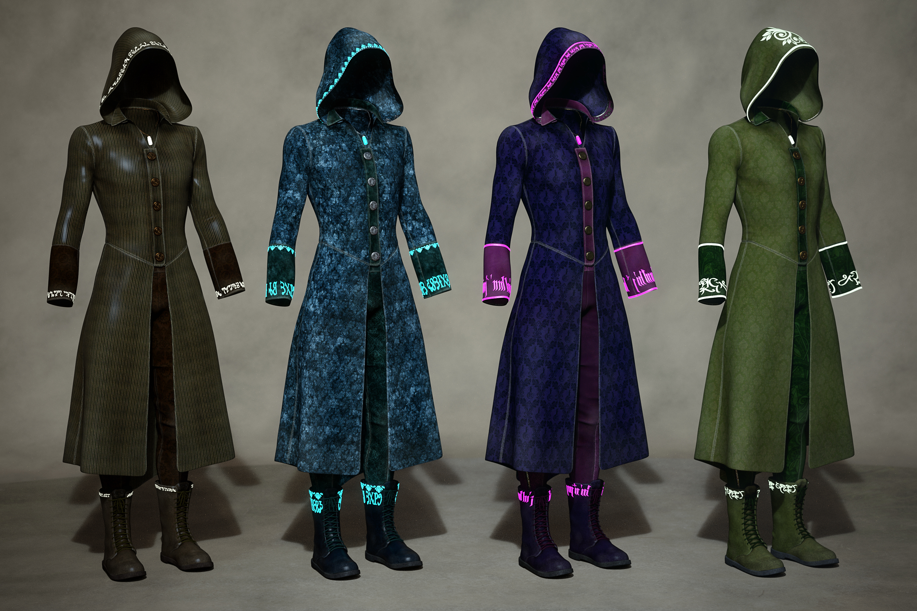 Wizard Apprentice Outfit Textures by: Arien, 3D Models by Daz 3D