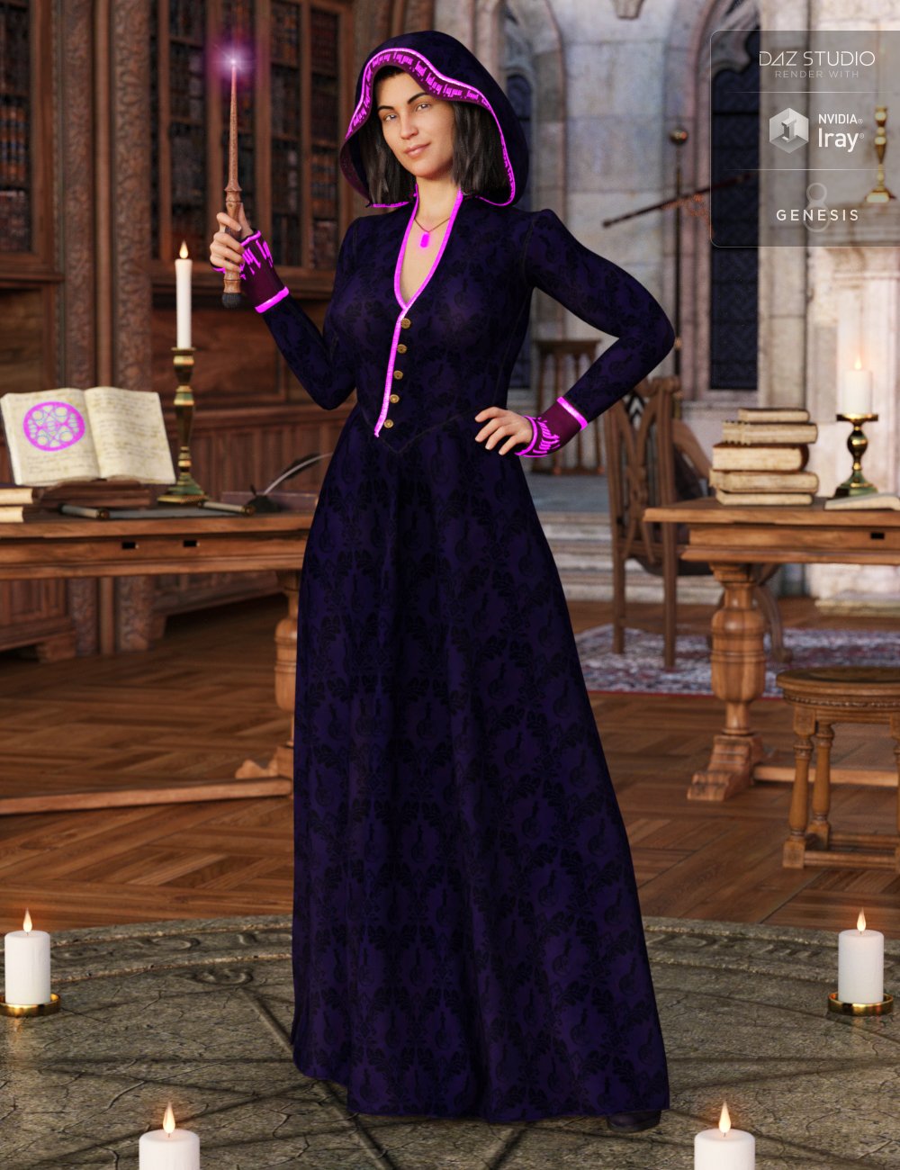Sorceress Apprentice Outfit Textures Sorceress Apprentice Outfit Textures by: Arien, 3D Models by Daz 3D