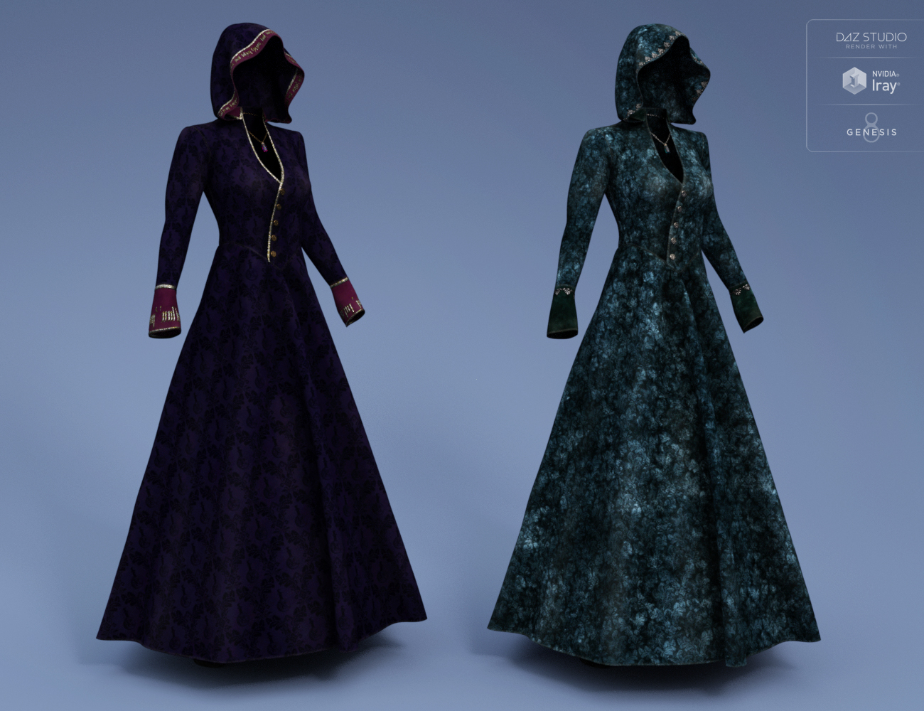 Sorceress Apprentice Outfit Textures by: Arien, 3D Models by Daz 3D