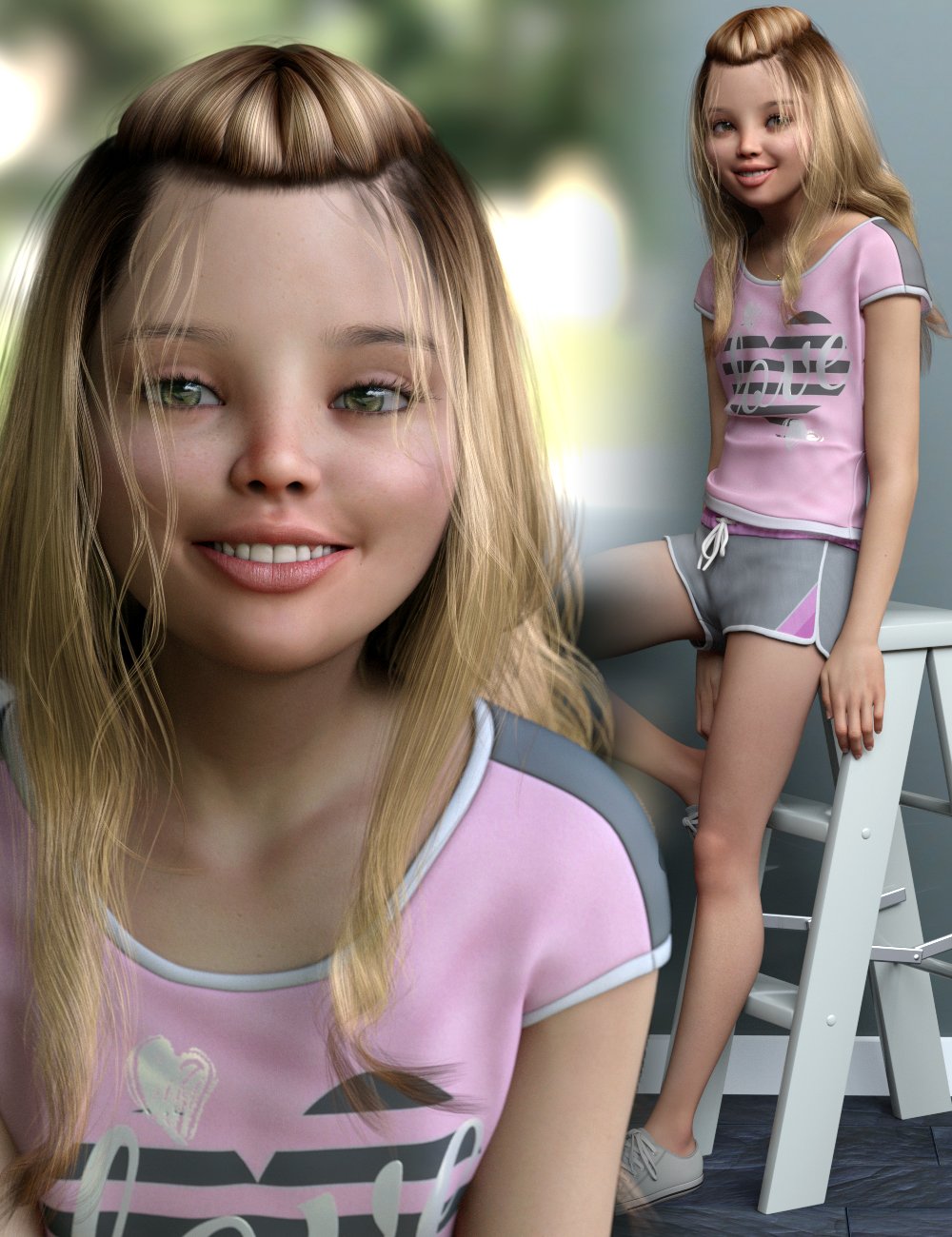 Cayley Bundle for Genesis 8 Female(s) by: 3D Universe, 3D Models by Daz 3D