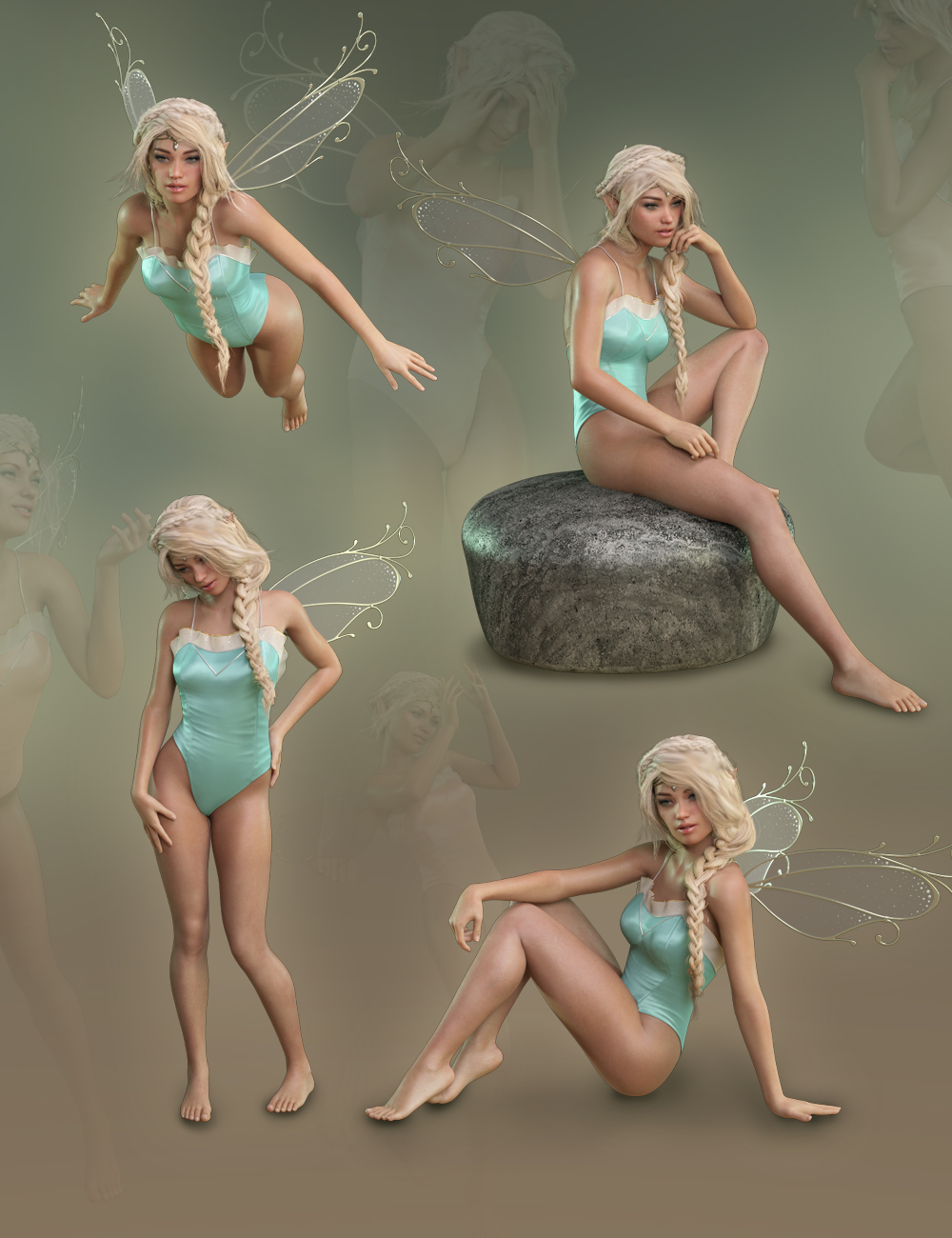 Fairy Wonder Poses for Genesis 8 Female by: Valery3Di3D_Lotus, 3D Models by Daz 3D