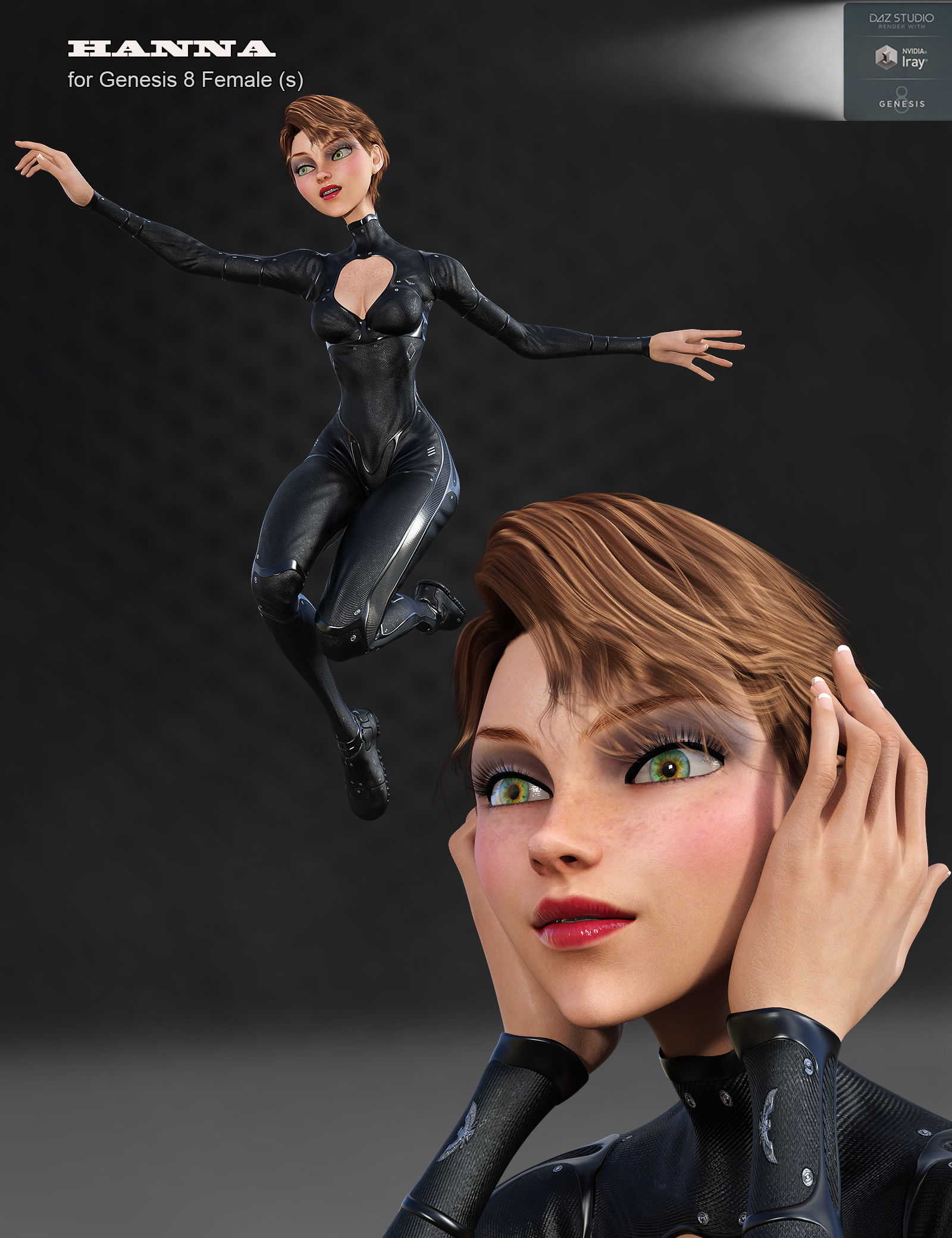Hanna for Genesis 8 Female Hanna for Genesis 8 Female by: D.Master, 3D Models by Daz 3D