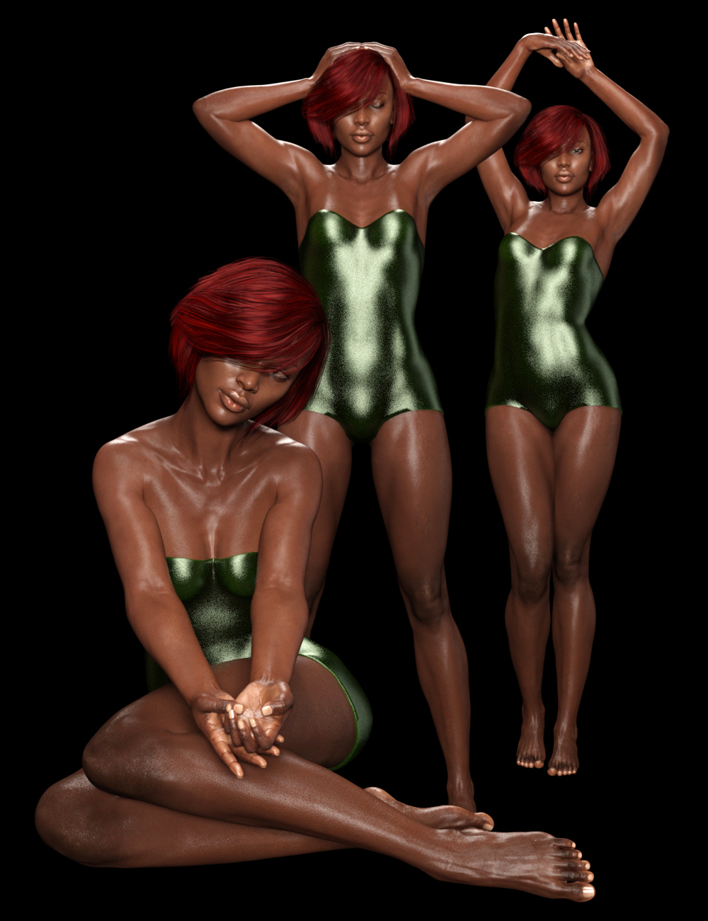 Shimuzu's Evah Poses for Monique 8 and Victoria 8 by: Shimuzu, 3D Models by Daz 3D