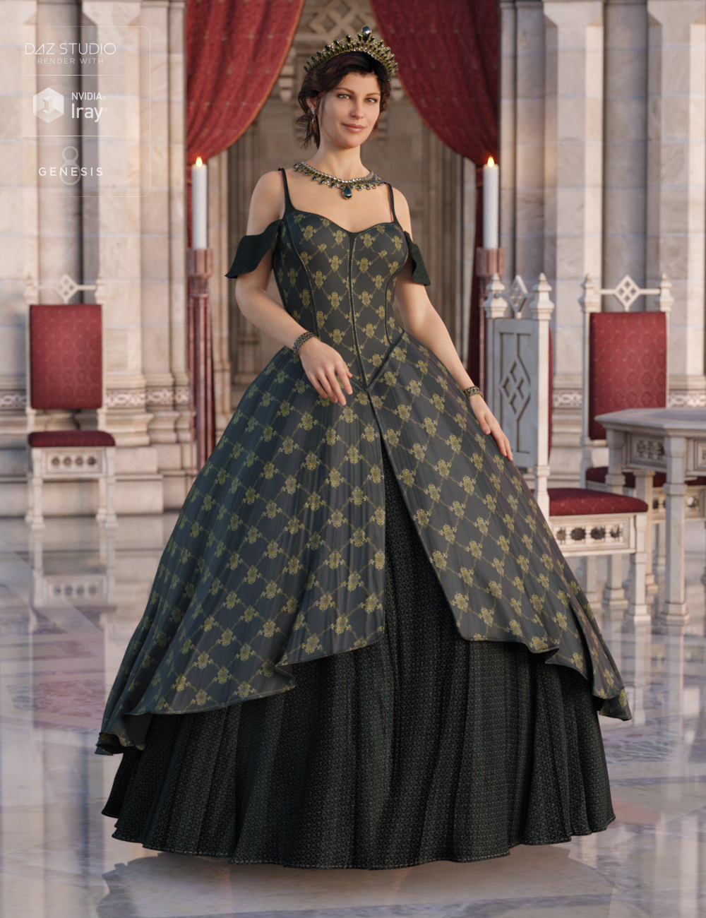 Princess Ensemble Textures Princess Ensemble Textures by: Anna Benjamin, 3D Models by Daz 3D