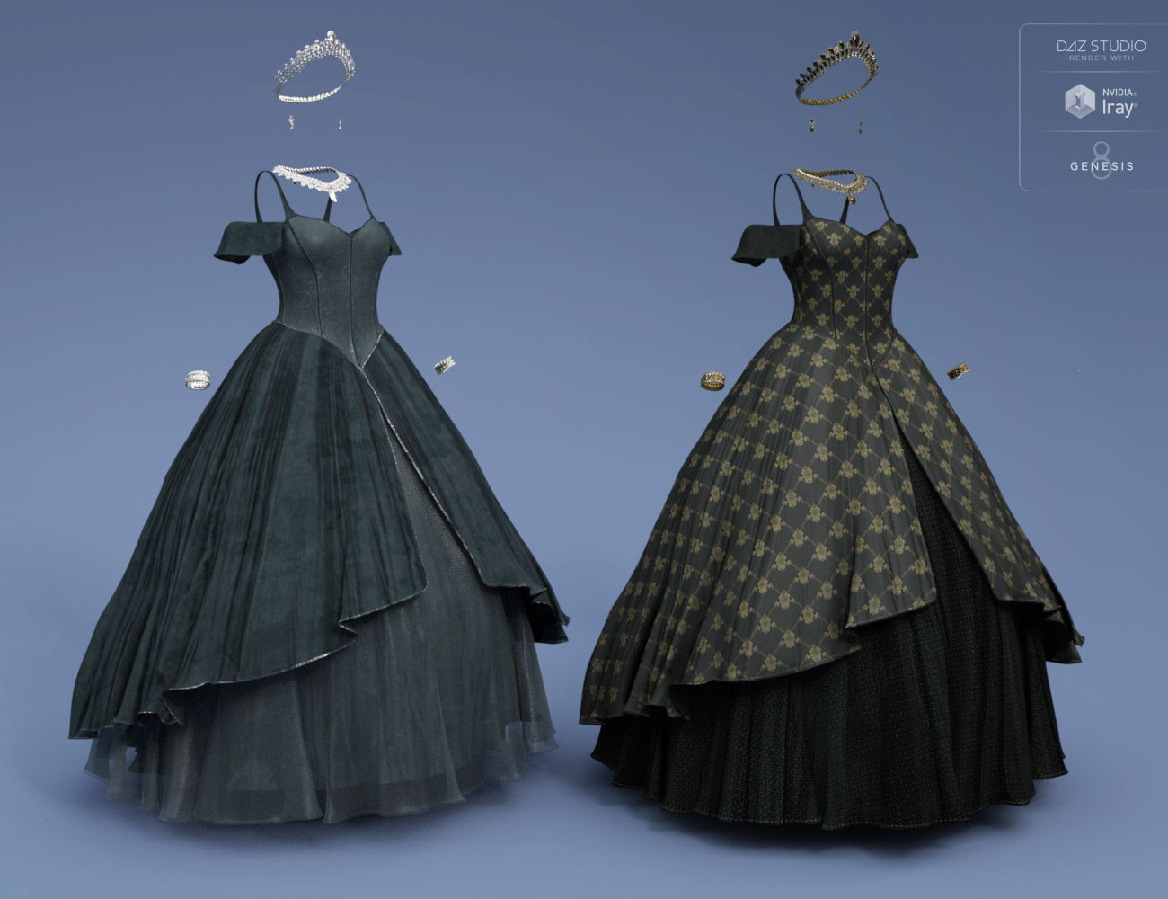 Princess Ensemble Textures Princess Ensemble Textures by: Anna Benjamin, 3D Models by Daz 3D