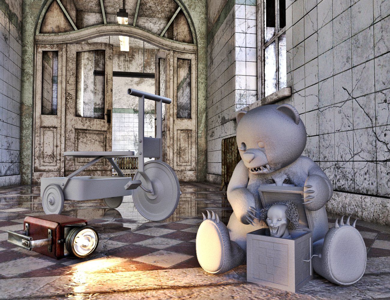 Haunted Toys by: ARTCollab, 3D Models by Daz 3D