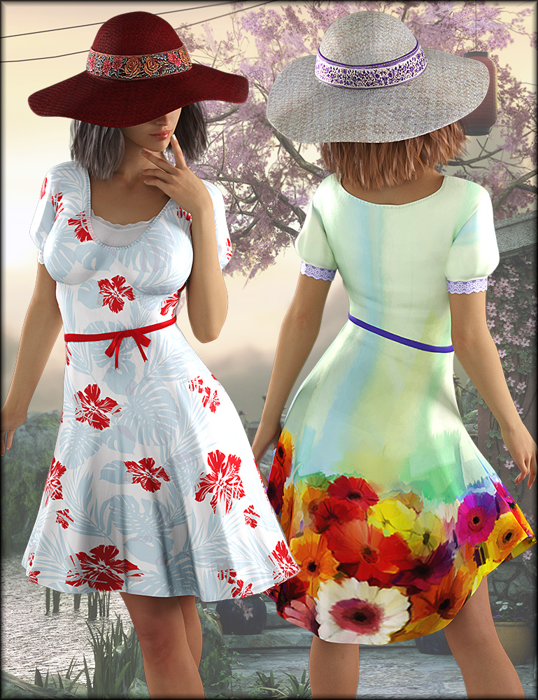 Garden Gala Outfit Textures by: Shox-Design, 3D Models by Daz 3D