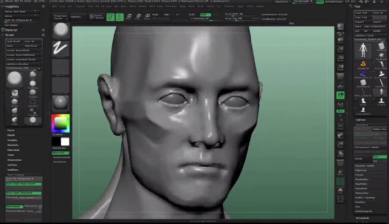 How to Sculpt Faces and Fan Art with ZBrush | Daz 3D