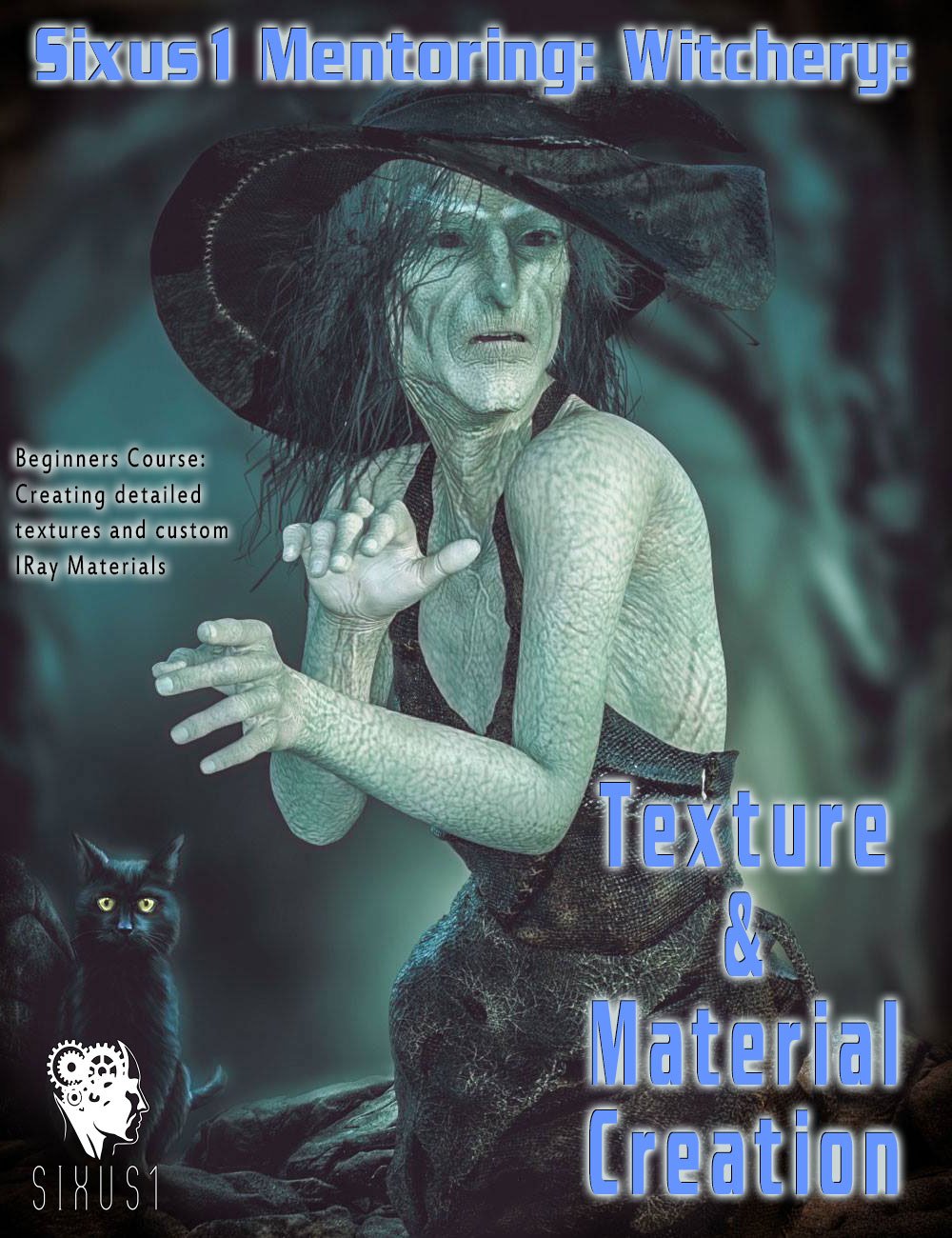 Sixus1 Mentoring - Witchery Pt4: Character Textures & Materials Creation by: Sixus1 MediaGreybro, 3D Models by Daz 3D