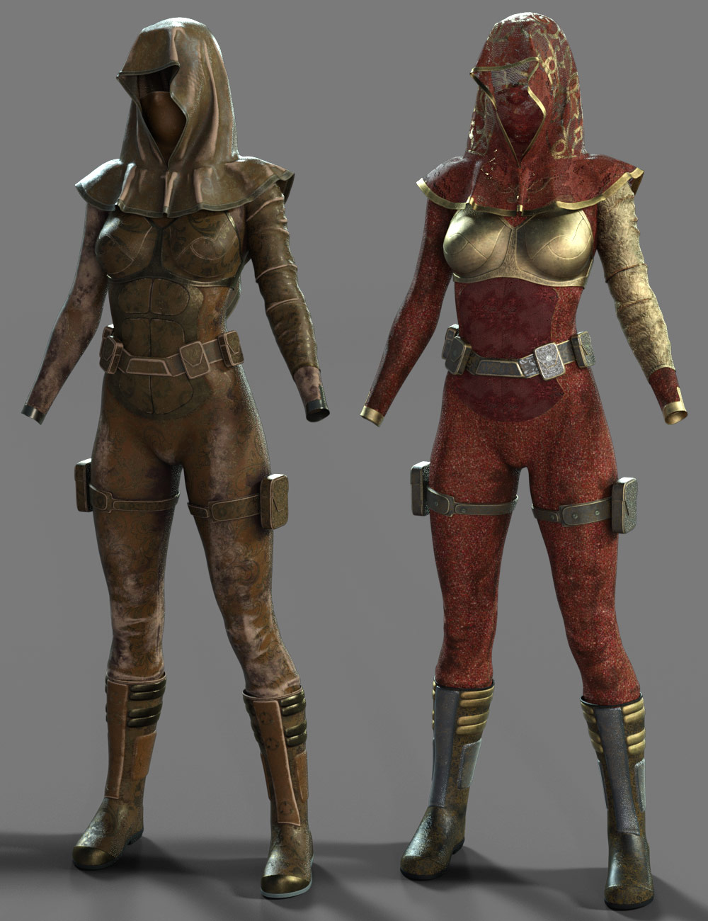 Desert Scout Outfit Textures Desert Scout Outfit Textures by: Moonscape GraphicsSade, 3D Models by Daz 3D