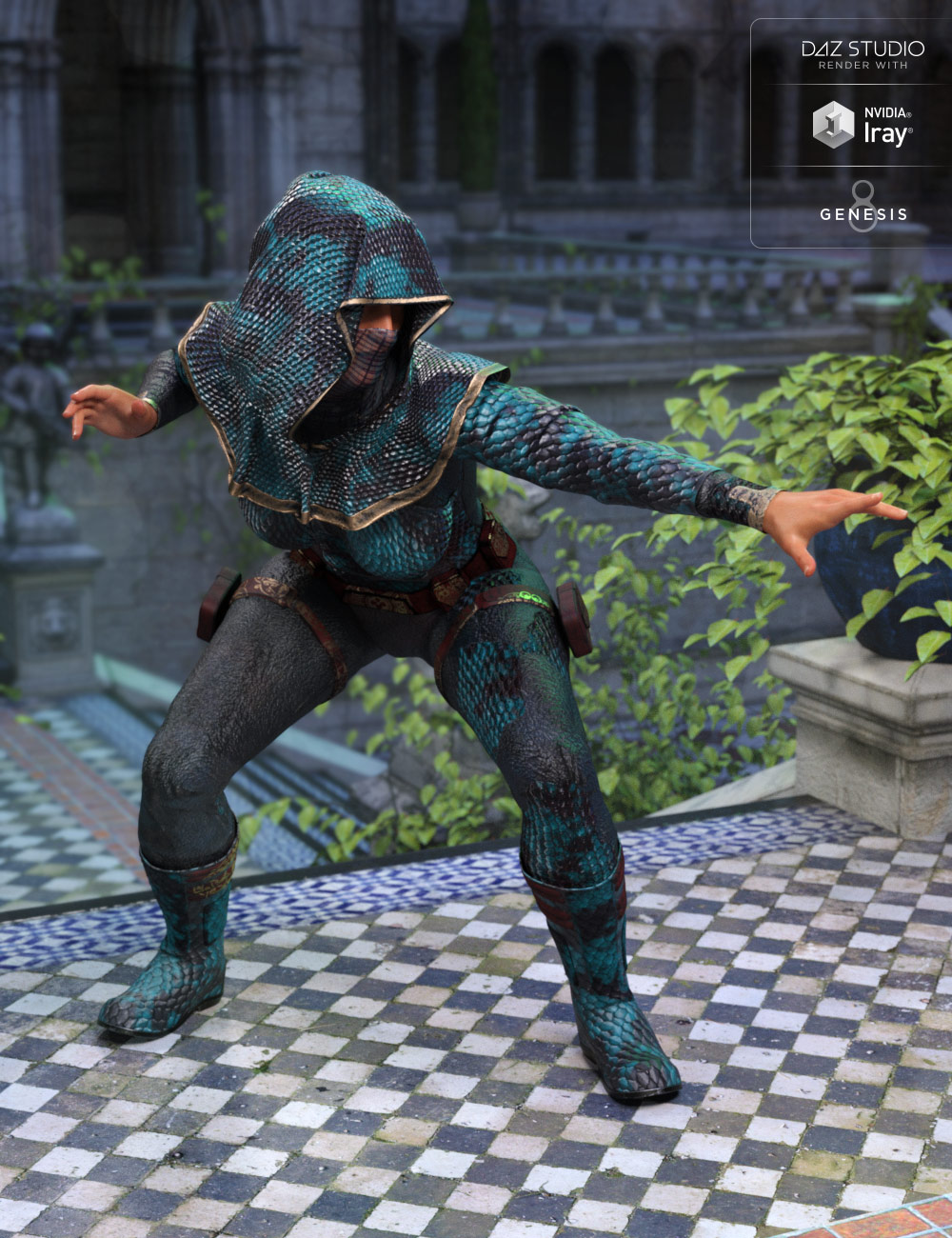Desert Scout Outfit Textures Desert Scout Outfit Textures by: Moonscape GraphicsSade, 3D Models by Daz 3D