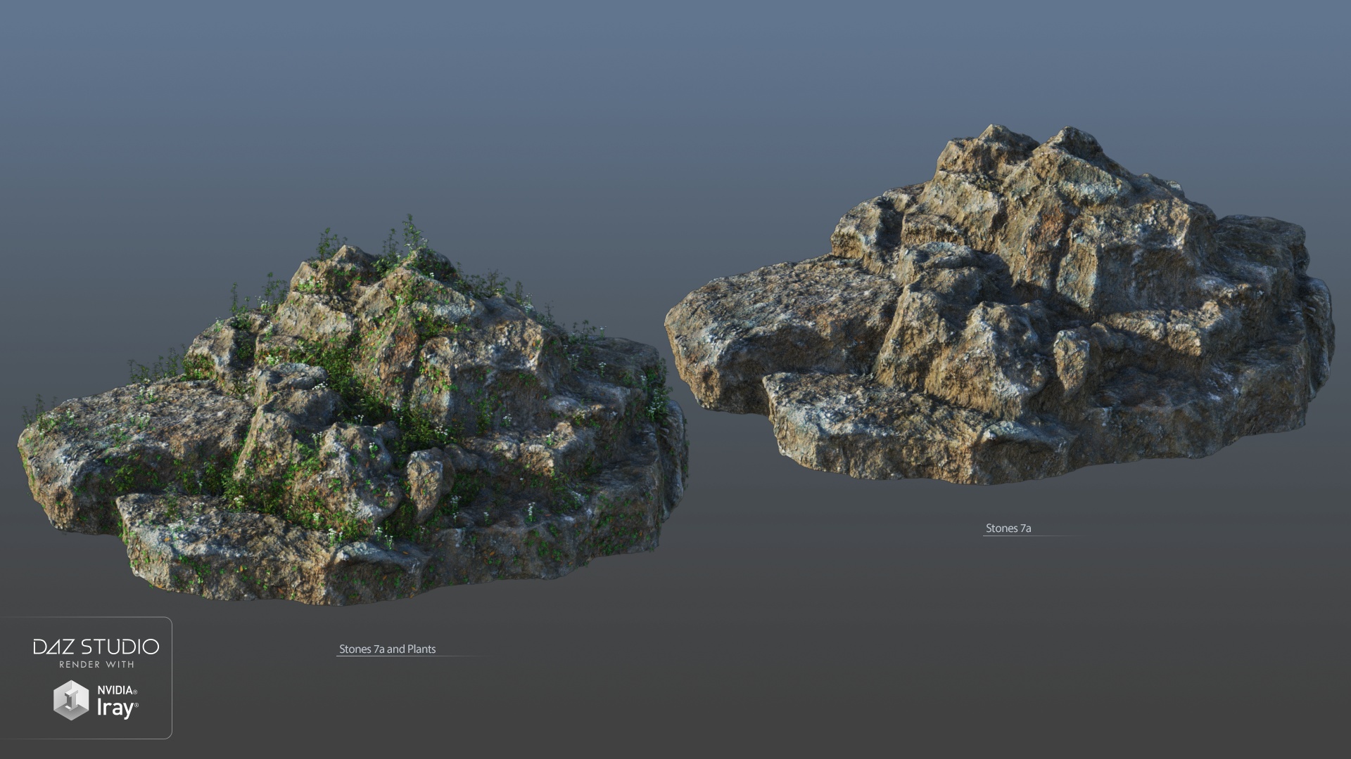 Stones HR Stones HR by: Andrey Pestryakov, 3D Models by Daz 3D