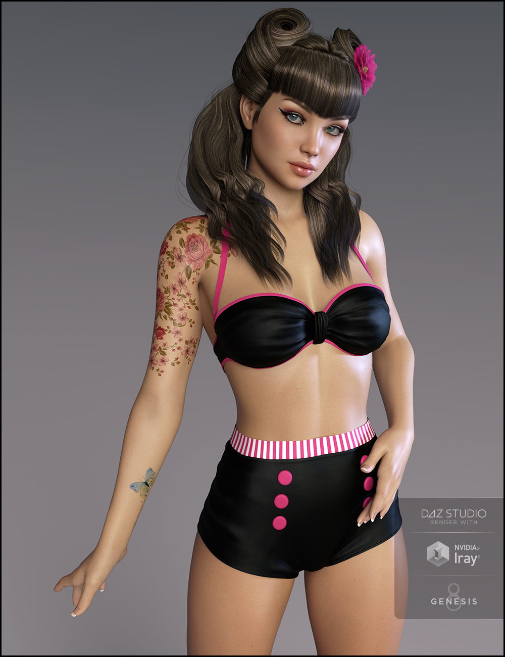Georgina for Genesis 8 Female(s) by: RazielJessaii, 3D Models by Daz 3D