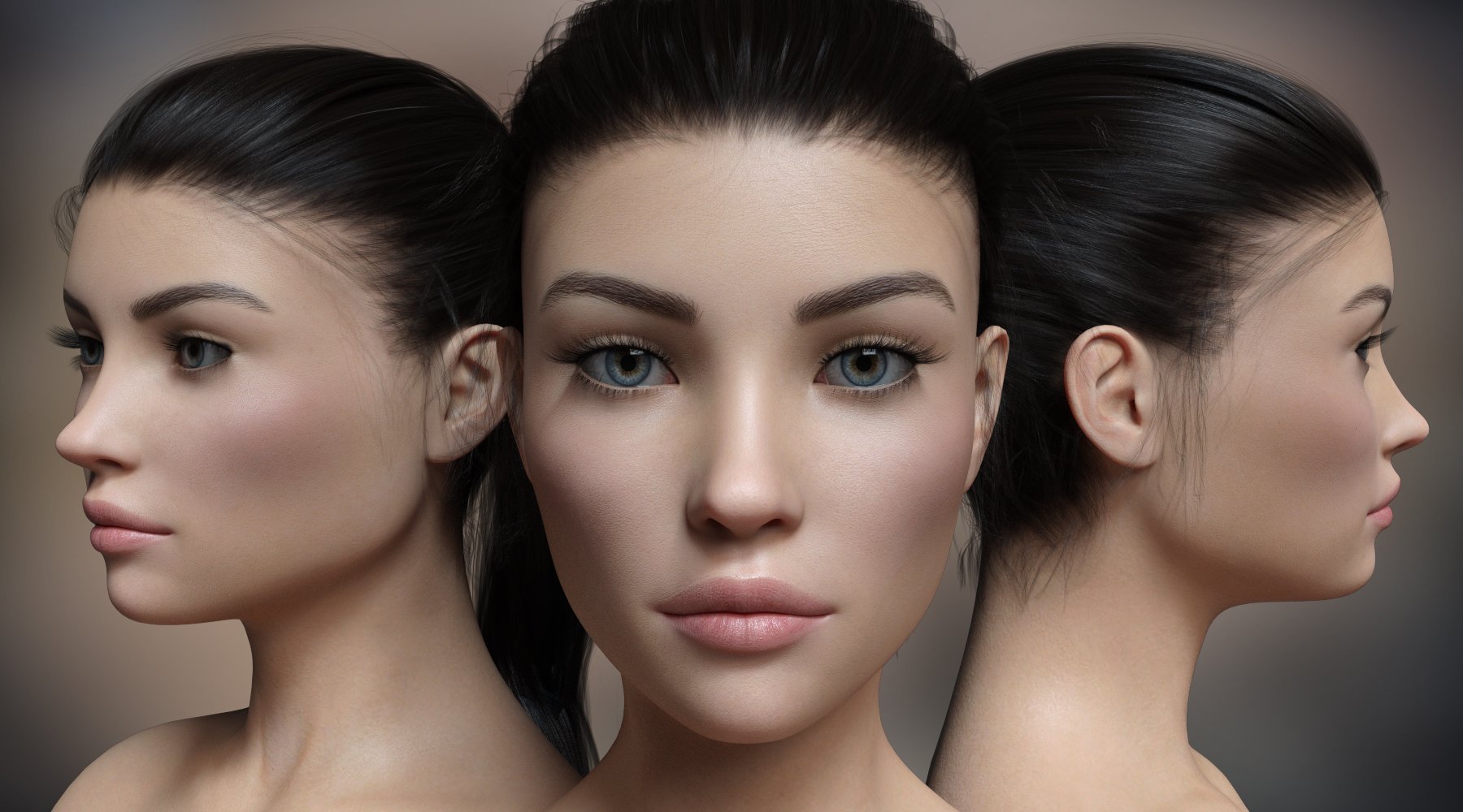 P3D Yvette for Genesis 8 Female by: P3Design, 3D Models by Daz 3D